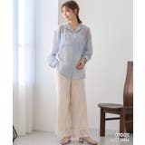 【GROWING RICH】ブロックレースストレートワイドパンツ[260207] | Growing Rich | 詳細画像2 