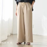 【GROWING RICH】リネンタッチ ウエスト紐付きイージーパンツ[2512… | Growing Rich | 詳細画像1