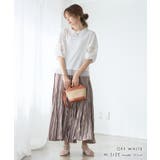 透け袖で差がつく、大人Tシャツ。Tシャツ レディース ランタンスリーブ | Growing Rich | 詳細画像3