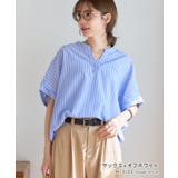 【GROWING RICH】やわらかリネンバンドカラーシャツ [260532] | Growing Rich | 詳細画像2 