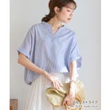 【GROWING RICH】やわらかリネンバンドカラーシャツ [260532] | Growing Rich | 詳細画像7 