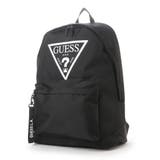 BLK | TRIANGLE LOGO BACKPACK | GUESS【WOMEN】