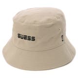 BEG | [GUESS] Logo Bucket Hat | GUESS【MEN】