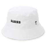 WHT | [GUESS] Logo Bucket Hat | GUESS【MEN】
