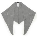 GRY | [GUESS] TRIANGLE Shawl | GUESS【WOMEN】