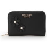 BLA | [GUESS] ZARIA Slg Medium Zip Around | GUESS【WOMEN】