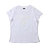 WHT | [GUESS] [KIDS] PVC Triangle Logo Tee | GUESS【WOMEN】