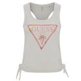 P63W | [GUESS] Side Knots Logo Tank Top | GUESS【WOMEN】