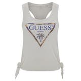 P7FM | [GUESS] Side Knots Logo Tank Top | GUESS【WOMEN】
