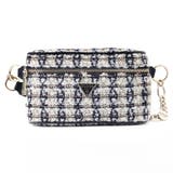 WHI | [GUESS] CESSILY Tweed Belt Bag | GUESS【WOMEN】