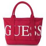 RED | [GUESS] DERRY Canvas Tote | GUESS【WOMEN】