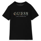 BLK | [GUESS] UNI S/Slv Tee Shirt | GUESS【MEN】