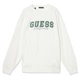WHT | [GUESS] UNI L/Slv Sweatshirt | GUESS【MEN】