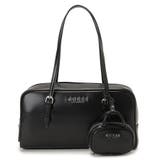 BLA | [GUESS] JUSTINA Shoulder Satchel | GUESS【WOMEN】