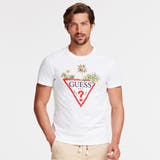 TWHT | [GUESS] Palm Triangle Logo Tee | GUESS【MEN】