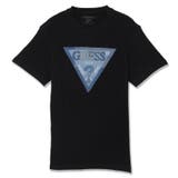 JBLK | [GUESS] SS Cn Triangle Patch Tee | GUESS【MEN】