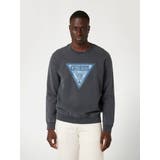 G7HT | [GUESS] TRIANGLE Patch Cn Sweatshirt | GUESS【MEN】