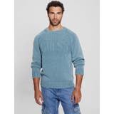 G740 | [GUESS] ELLERY Cn Stitched Logo Sweater | GUESS【MEN】