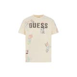 F1LU | [GUESS] WORLD Stamp Tee | GUESS【MEN】