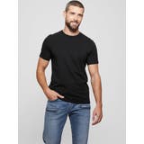 JBLK | [GUESS] SS Guess Emb Pima Crew | GUESS【MEN】