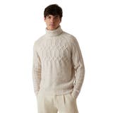 LOH | [GUESS] JEMMY Tn Mixed Stitch Sweater | GUESS【MEN】