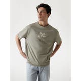 A81T | [GUESS] SS Cn Patch At Back Tee | GUESS【MEN】