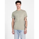 A81T | [GUESS] SS Bsc West Coast Palm Tee | GUESS【MEN】