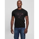 JBLK | [GUESS] ECO Embossed Icon Tee | GUESS【MEN】