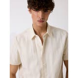 [GUESS] DOBBY Textured Stripe Shirt | GUESS【MEN】 | 詳細画像4 
