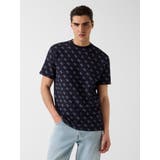 [GUESS] JACQUARD 4G Knit Top Tシャツ 総柄 | GUESS【MEN】 | 詳細画像1 