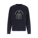 G7V2 | [GUESS] WASHED Logo Crew | GUESS【MEN】