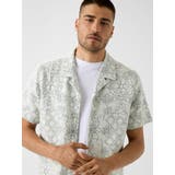 [GUESS] NOMAD Jacquard Shirt シャツ 半袖 | GUESS【MEN】 | 詳細画像4 