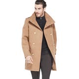 G194 | [GUESS] HARLAN DOUBLE-BREASTED COAT | GUESS【MEN】
