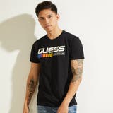 JBLK | [GUESS] Eco Guess Race Club Tee | GUESS【MEN】