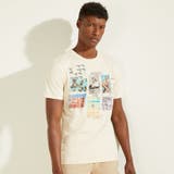 G1Z6 | [GUESS] Eco Summer Collage Tee | GUESS OUTLET【MEN】