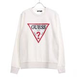 IVY | [GUESS] TRIANGLE LOGO L/S CREW SWEAT | GUESS【MEN】