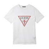 WHT | [GUESS] TRIANGLE LOGO S/S TEE | GUESS【MEN】
