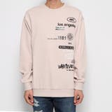 LBE | [GUESS] LETTERING LOGO CREW SWEAT | GUESS【MEN】