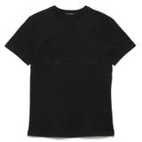 BLK | [GUESS] Emboss Logo Tee | GUESS【MEN】
