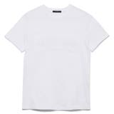 WHT | [GUESS] Emboss Logo Tee | GUESS【MEN】