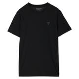 BLK | [GUESS] Small Triangle Logo Tee | GUESS【MEN】