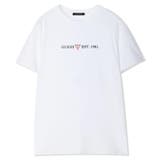 WHT | [GUESS] Lettering Logo Tee | GUESS【MEN】