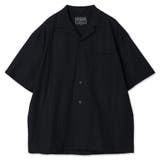 NVY | [GUESS] Embroidered S/S Shirt | GUESS【MEN】