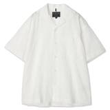 WHT | [GUESS] Embroidered S/S Shirt | GUESS【MEN】