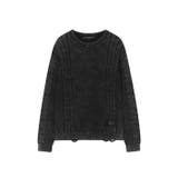 BLK | [GUESS] UNISEX Pullover | GUESS【MEN】