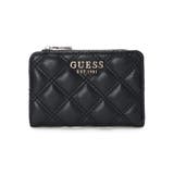 BLA | [GUESS] GIULLY Slg Zip Around Card Case | GUESS【WOMEN】