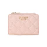 POE | [GUESS] GIULLY Slg Zip Around Card Case | GUESS【WOMEN】