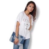 WHT | [GUESS] LADIES S/S LOGO TEE | GUESS【WOMEN】