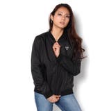 BLK | [GUESS] LADIES WOVEN BOMBER JACKET | GUESS【WOMEN】