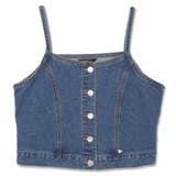 MBL | [GUESS] LADIES Denim TaNecklace Top | GUESS【WOMEN】